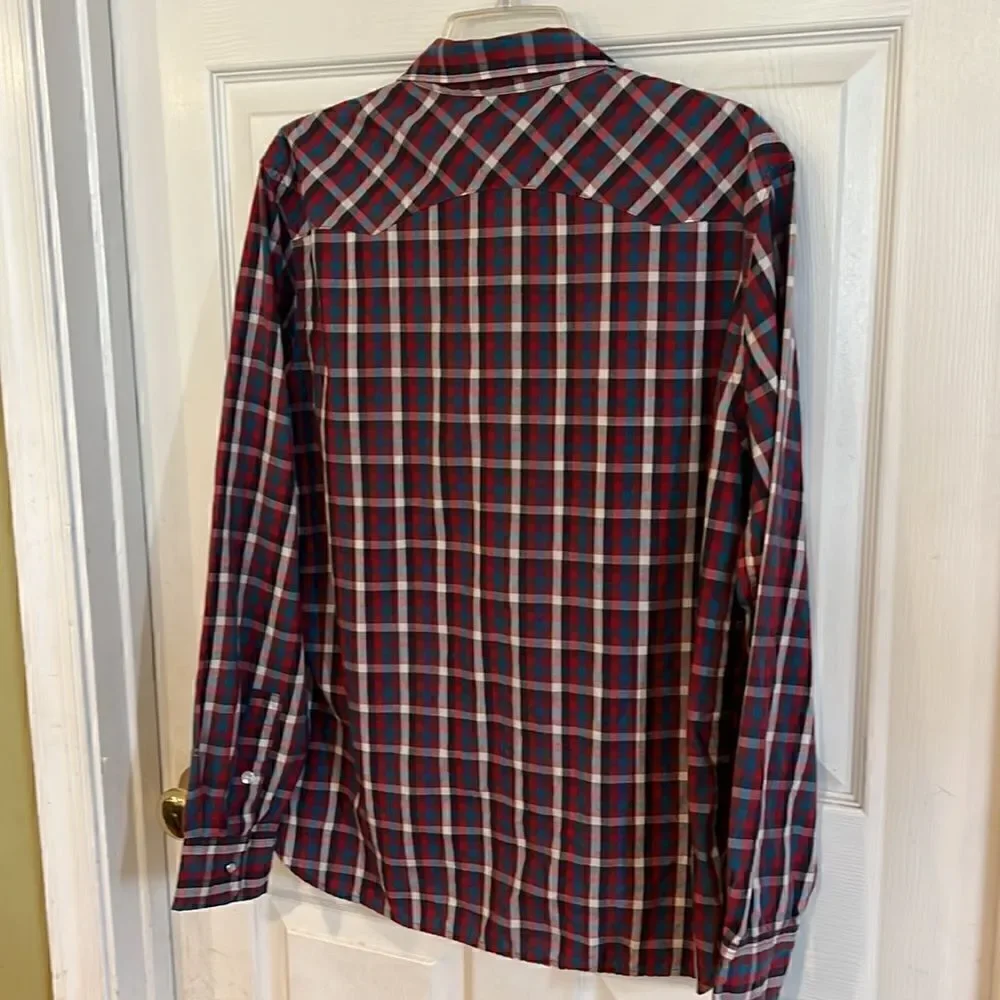Levi’s men’s L western pearl snap shirt Rodeo cowboy Yellowstone